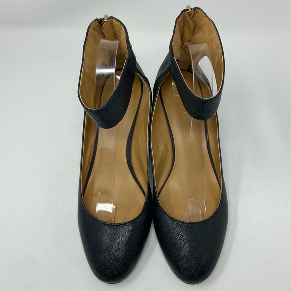 Nine West Black Mary Jane Platform Wedge Heels - Picture 5 of 11